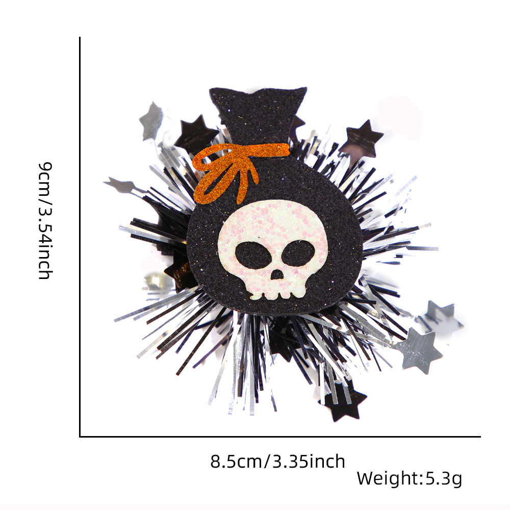 Halloween Hairpin Headdress Spider Pumpkin Web Ornament
