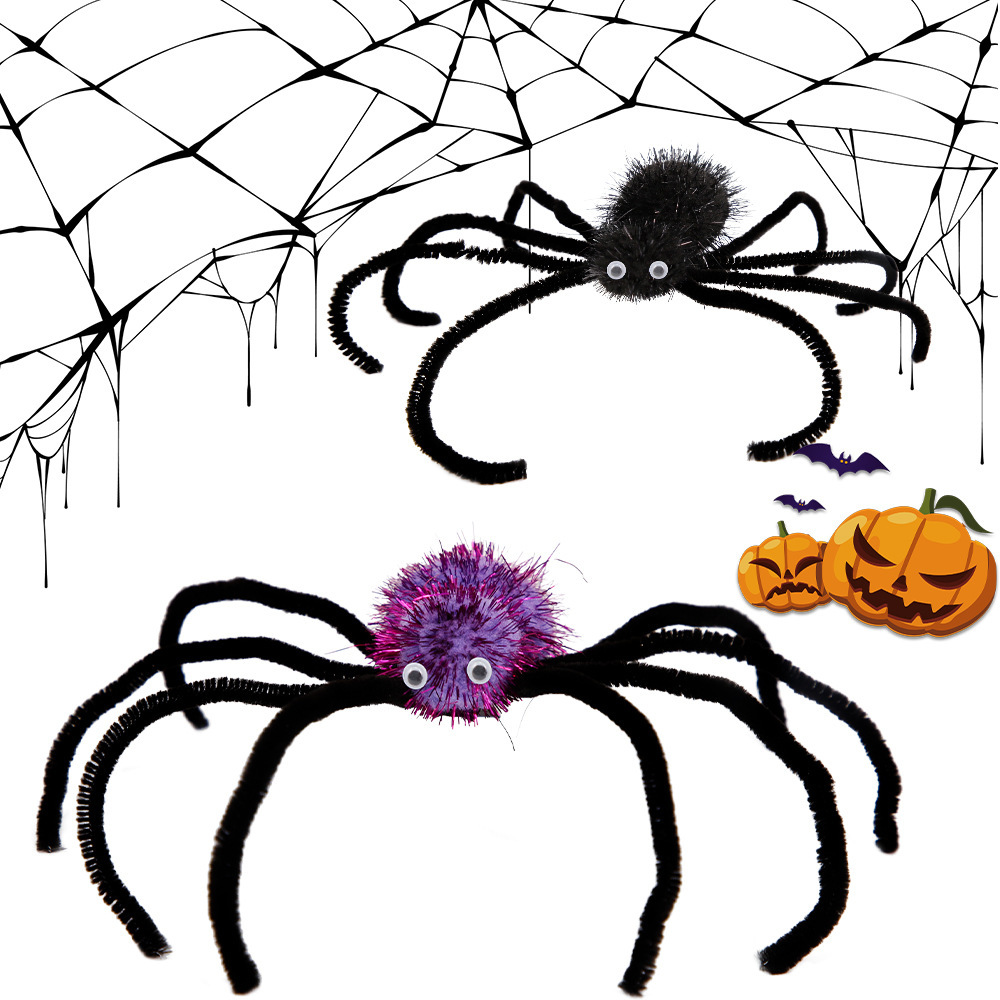 Halloween Spider Hairpin Children Adult Halloween Party Prop Spider Hair Accessories