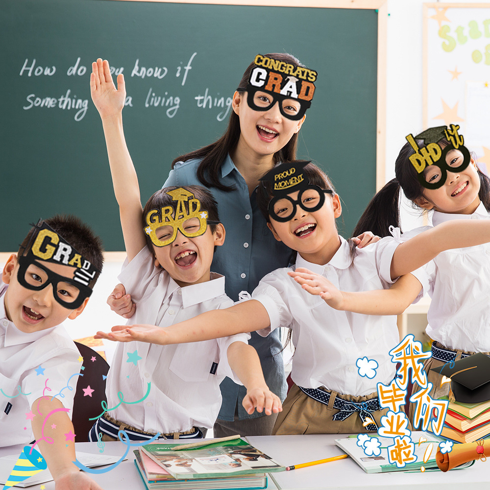 Graduation Glasses School Party Glasses Graduation Photo Props