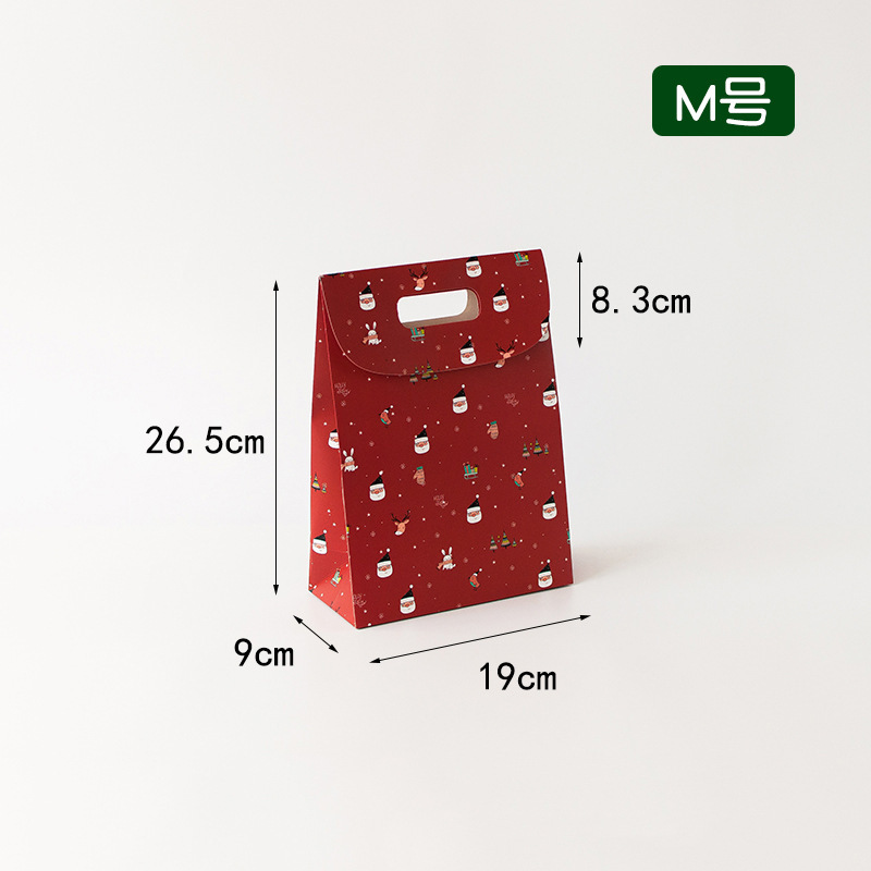 Red Green Christmas Gift Box Candy Box Candy Bag Carry-On Gift