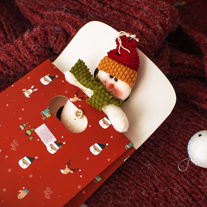 Red Green Christmas Gift Box Candy Box Candy Bag Carry-On Gift