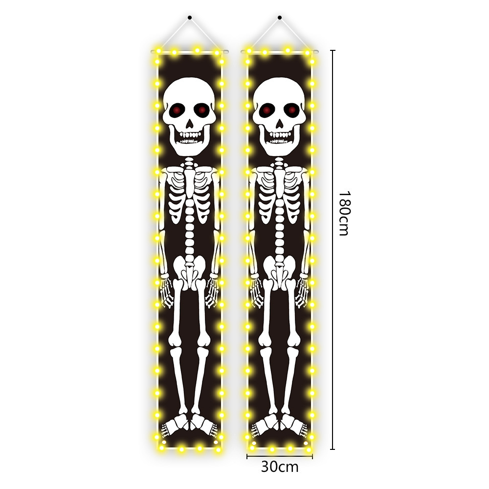 Halloween Lights Couplet Skeleton Couple Spooky Atmosphere Halloween Decorations