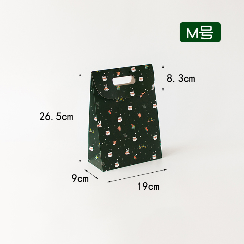 Red Green Christmas Gift Box Candy Box Candy Bag Carry-On Gift