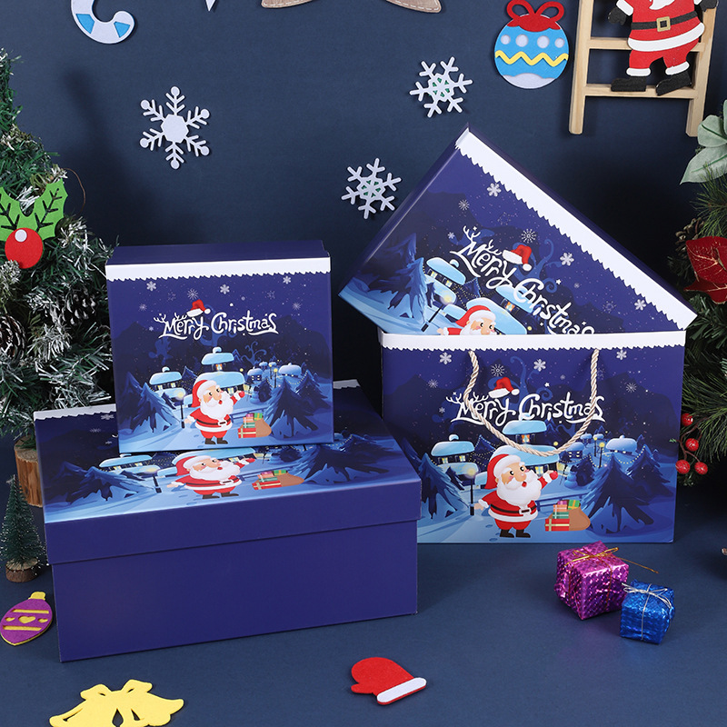 Christmas Gift Bags Tote Bags with Christmas Bags Multifunctional Non-Woven Christmas Bags