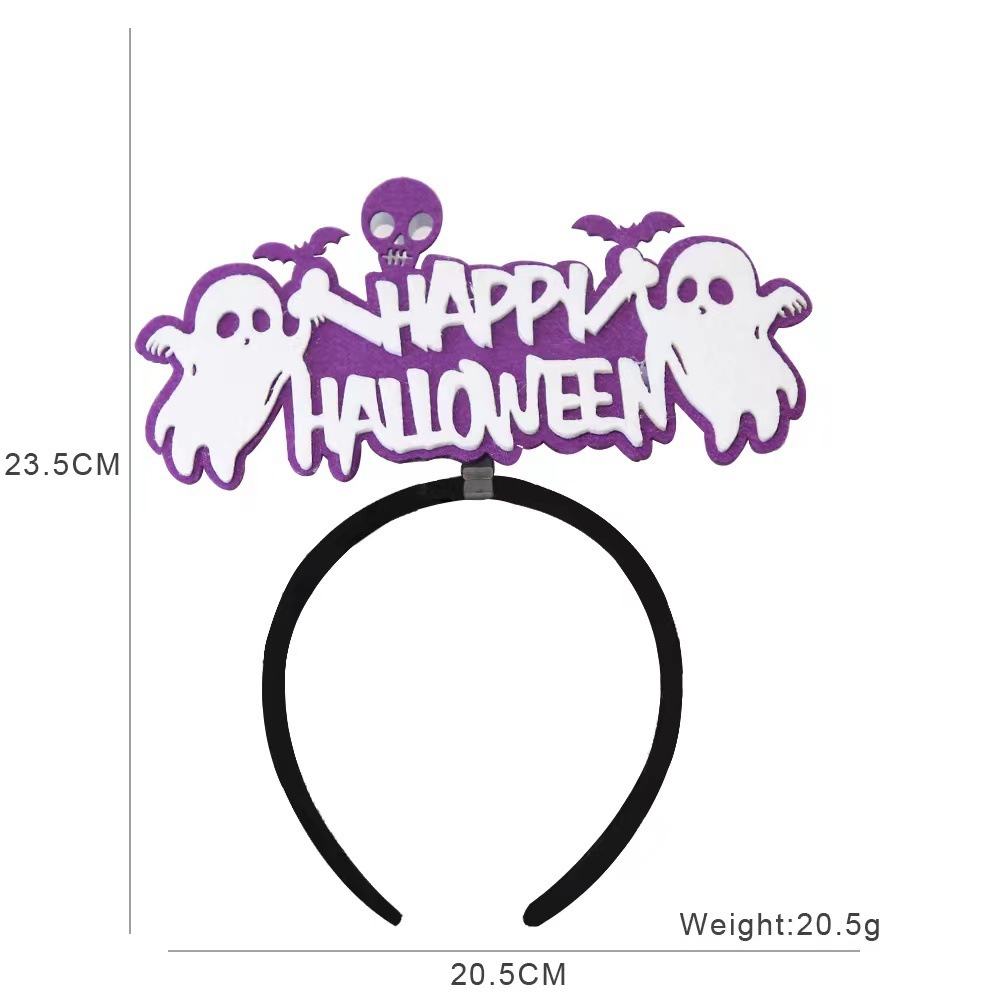 Halloween Headband Headband Halloween Party Decoration Pumpkin Head Buckle Halloween Decorations