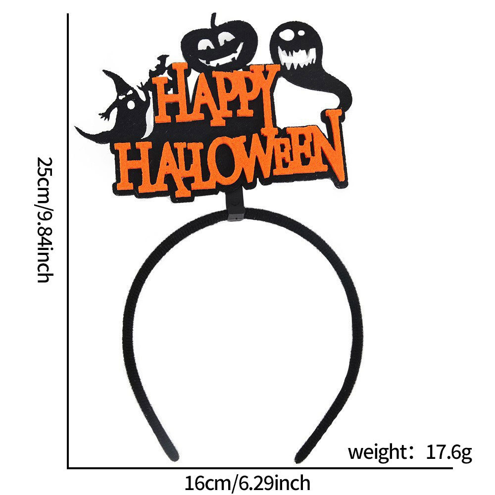 Halloween Headband Headband Halloween Party Decoration Pumpkin Head Buckle Halloween Decorations