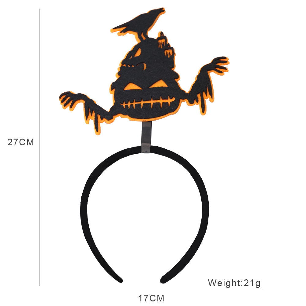 Halloween Headband Headband Halloween Party Decoration Pumpkin Head Buckle Halloween Decorations