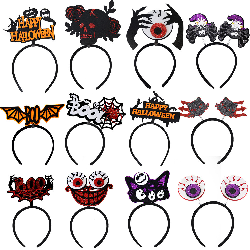 Halloween Headband Headband Halloween Party Decoration Pumpkin Head Buckle Halloween Decorations