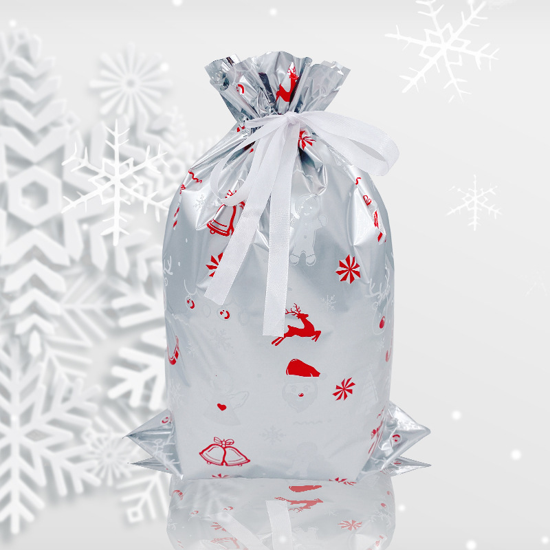 Christmas Gift Doll Bags with Drawstring Christmas Goody Gift Bags Small Fabric Xmas Candy Bags Burlap Treat Bags Christmas Gift Wrapping Bags Holiday Party Favors Decor Santa Sacks