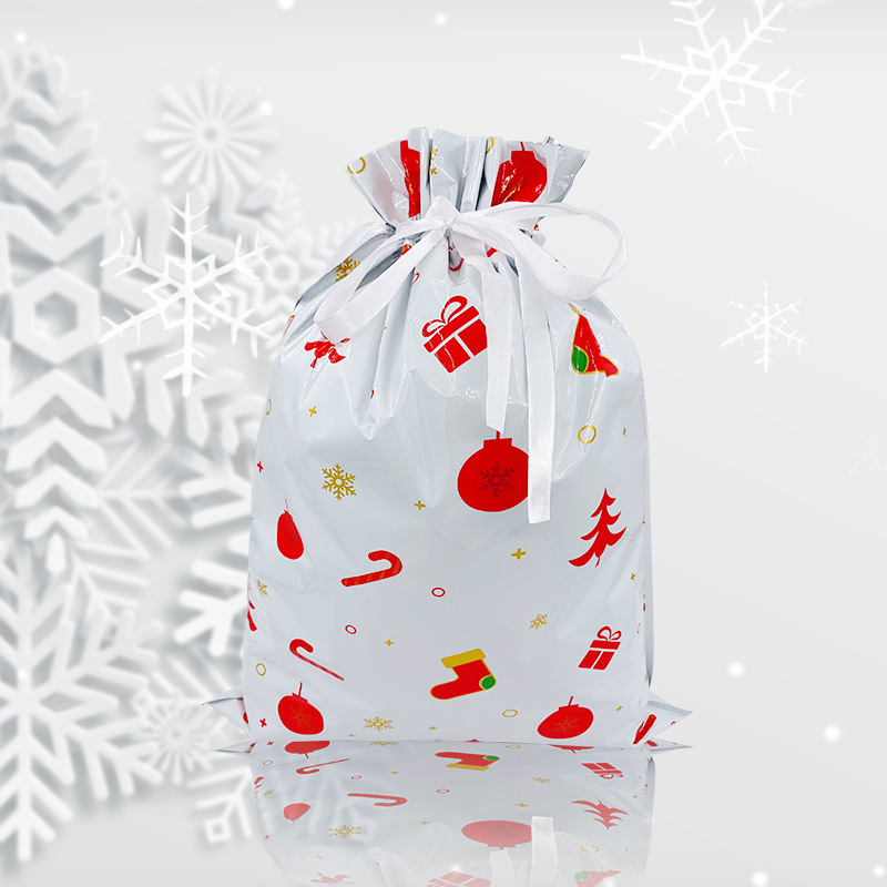 Christmas Gift Doll Bags with Drawstring Christmas Goody Gift Bags Small Fabric Xmas Candy Bags Burlap Treat Bags Christmas Gift Wrapping Bags Holiday Party Favors Decor Santa Sacks