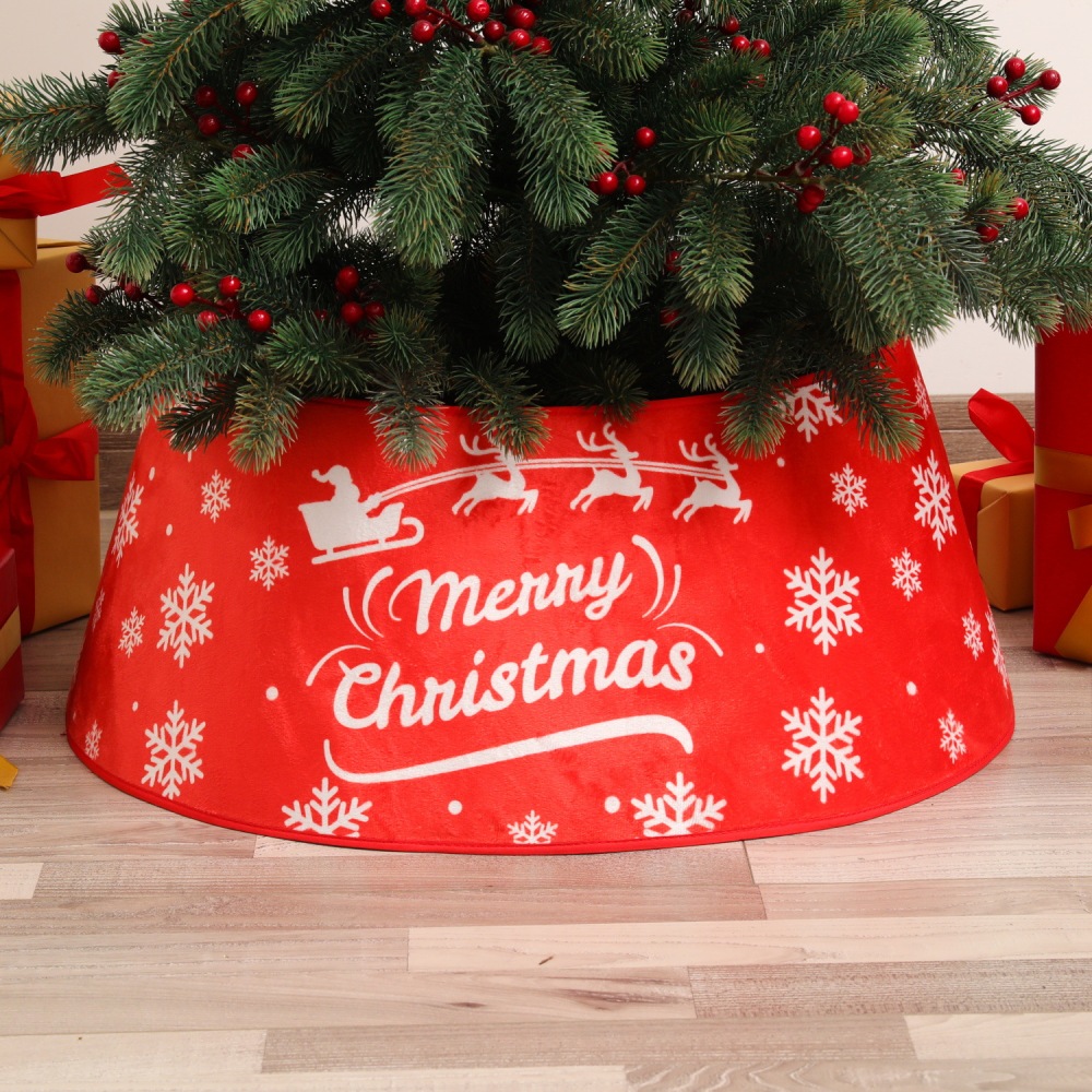 Christmas Tree Stand Base Sequins Christmas Tree Burgundy Shimmer Velvet Tree Stand Cover Sparkling Tree Skirt Christmas Decorations Maroon Xmas Tree Base