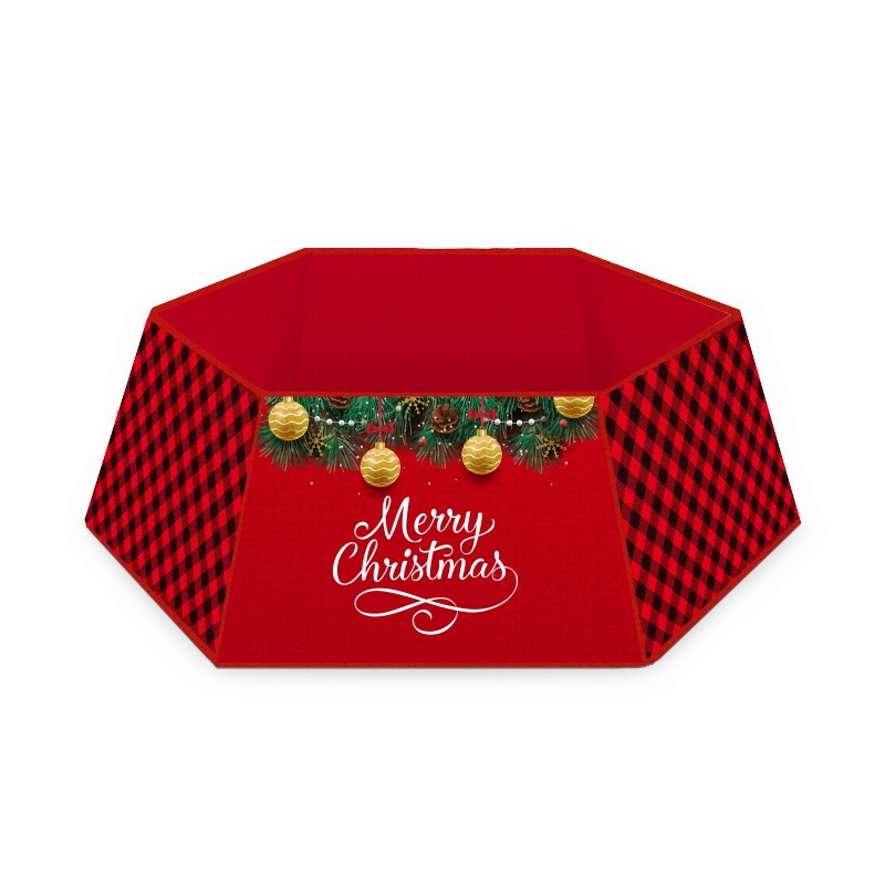 Christmas Tree Stand Base Sequins Christmas Tree Burgundy Shimmer Velvet Tree Stand Cover Sparkling Tree Skirt Christmas Decorations Maroon Xmas Tree Base