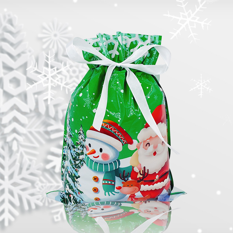 Christmas Gift Doll Bags with Drawstring Christmas Goody Gift Bags Small Fabric Xmas Candy Bags Burlap Treat Bags Christmas Gift Wrapping Bags Holiday Party Favors Decor Santa Sacks