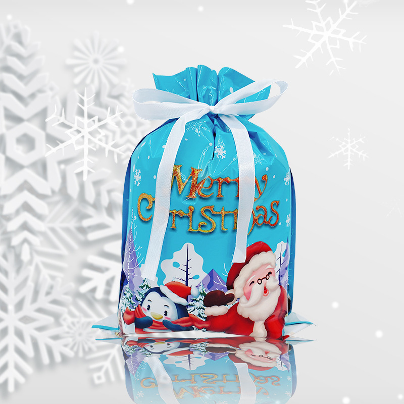 Christmas Gift Doll Bags with Drawstring Christmas Goody Gift Bags Small Fabric Xmas Candy Bags Burlap Treat Bags Christmas Gift Wrapping Bags Holiday Party Favors Decor Santa Sacks
