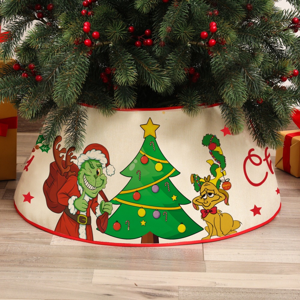 Christmas Tree Stand Base Sequins Christmas Tree Burgundy Shimmer Velvet Tree Stand Cover Sparkling Tree Skirt Christmas Decorations Maroon Xmas Tree Base