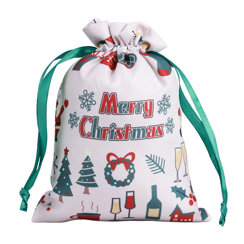 Christmas Gift Bag Bundle Pocket Santa Gift Bag
