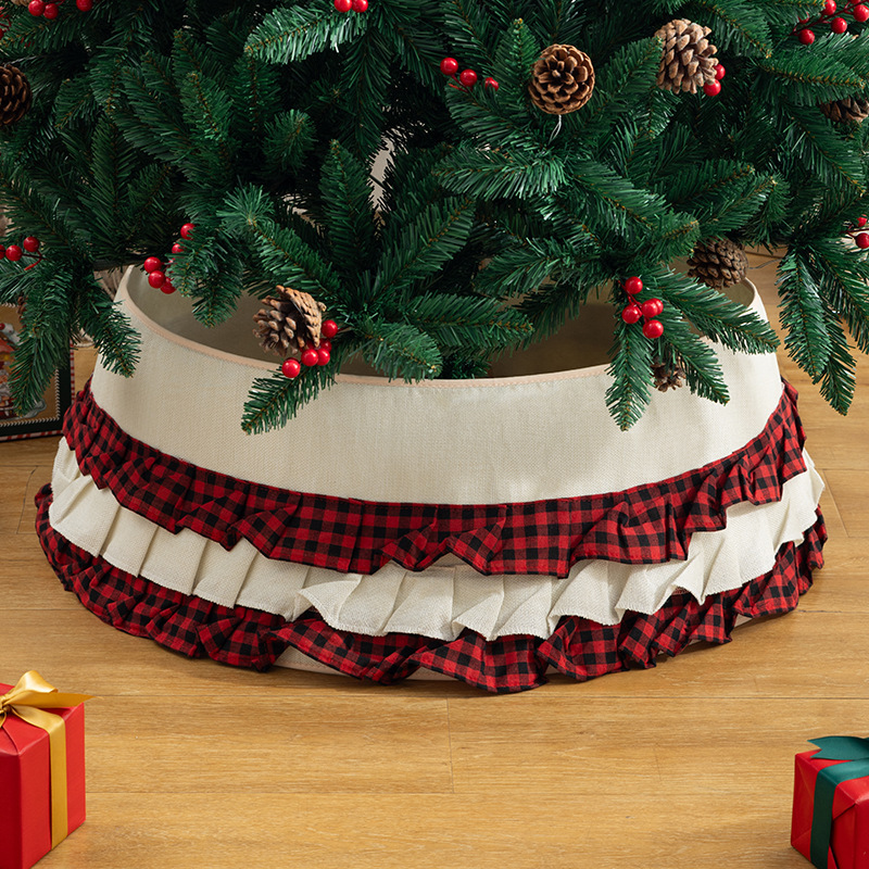 Christmas Tree Stand Base Sequins Christmas Tree Burgundy Shimmer Velvet Tree Stand Cover Sparkling Tree Skirt Christmas Decorations Maroon Xmas Tree Base