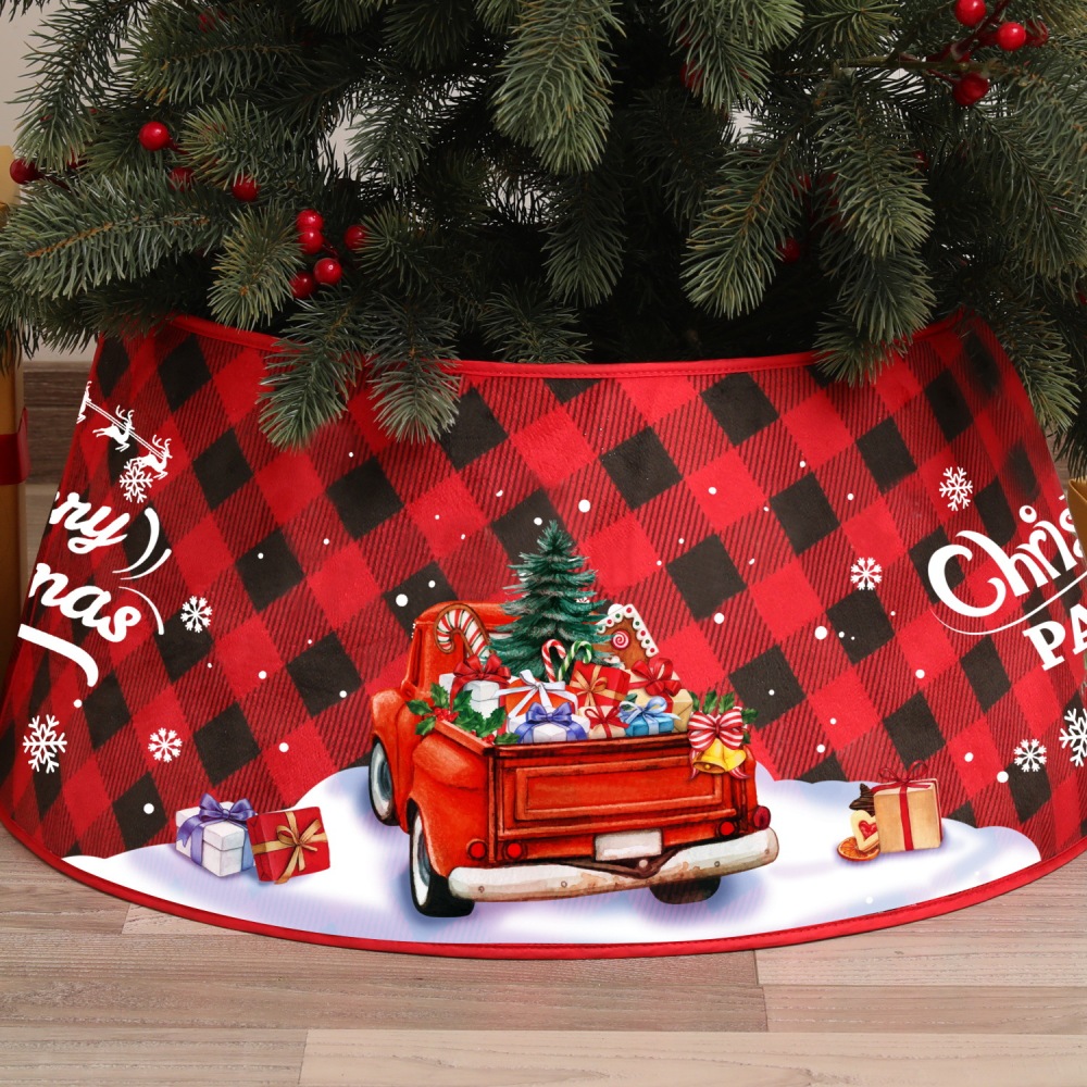 Christmas Tree Stand Base Sequins Christmas Tree Burgundy Shimmer Velvet Tree Stand Cover Sparkling Tree Skirt Christmas Decorations Maroon Xmas Tree Base