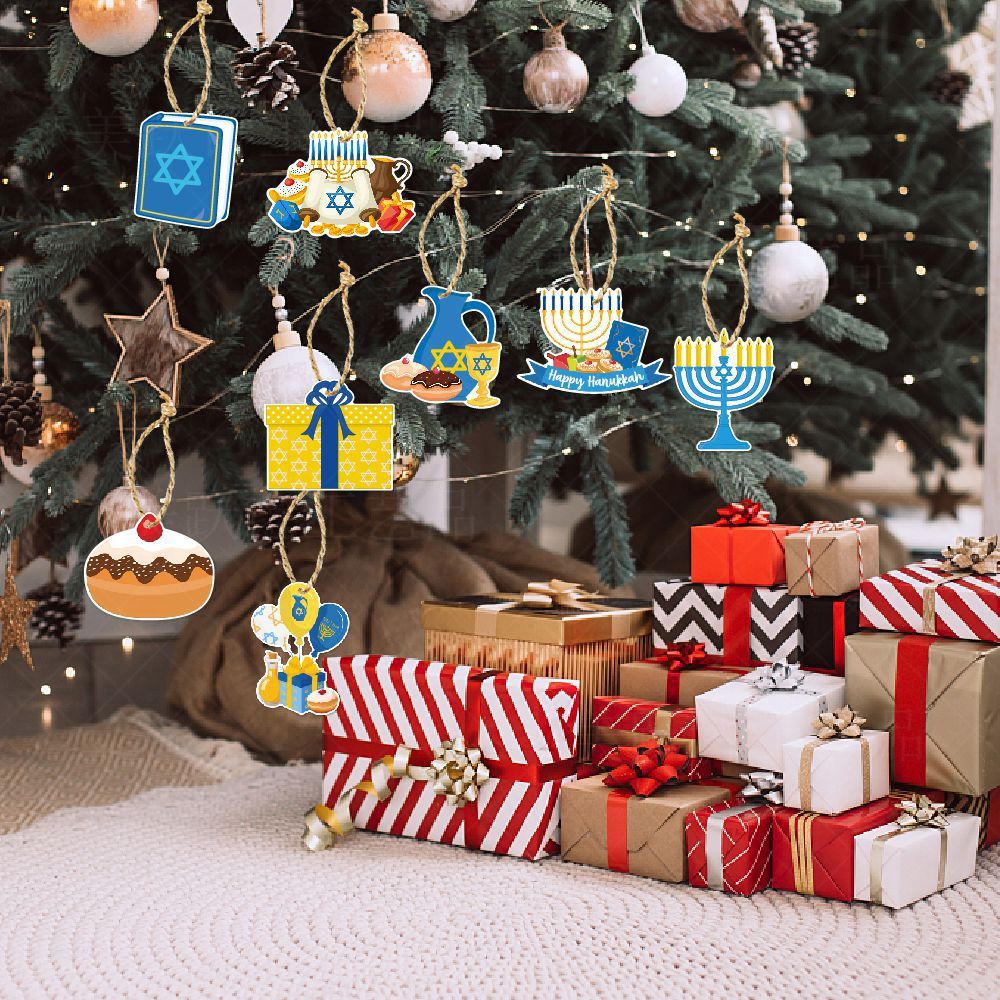Hanukkah Decorations Hanging Swirls Chanukah Decorations Foil Swirl Ceiling Decorations Happy Hanukkah Hanging Decorations for Jewish Hanukkah Holiday Party Supplies