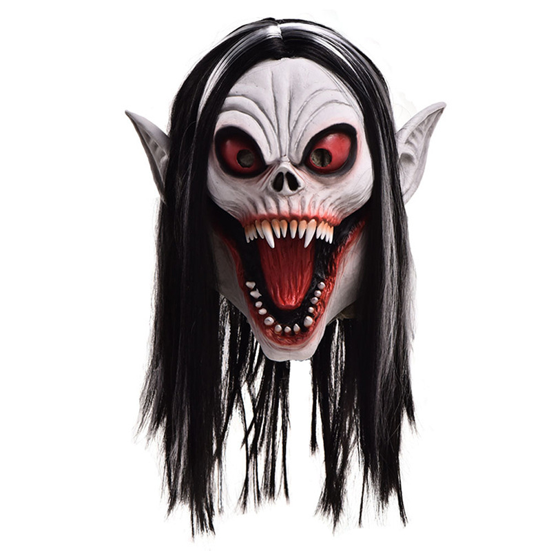Halloween Scary Zombie Vampire Walking Monster Mask Creepy Horror Latex Full Head Mask Halloween Costume Masks for Adults