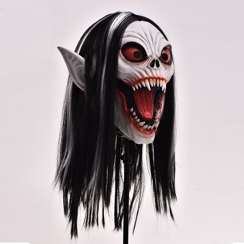 Halloween Scary Zombie Vampire Walking Monster Mask Creepy Horror Latex Full Head Mask Halloween Costume Masks for Adults