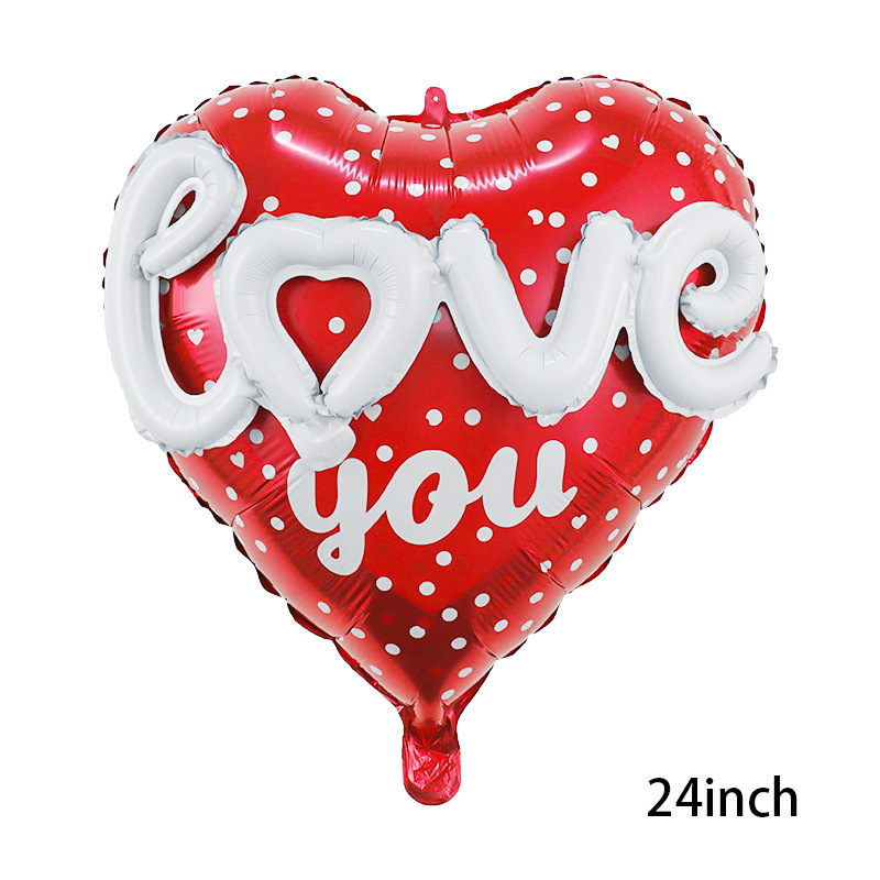 Heart Balloons,Boy and Girl's Balloons, Happy Birthday Balloons, Large Romantic Valentines Day Balloons, Love Foil Mylar Balloons