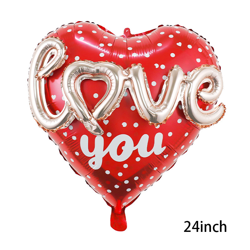 Heart Balloons,Boy and Girl's Balloons, Happy Birthday Balloons, Large Romantic Valentines Day Balloons, Love Foil Mylar Balloons