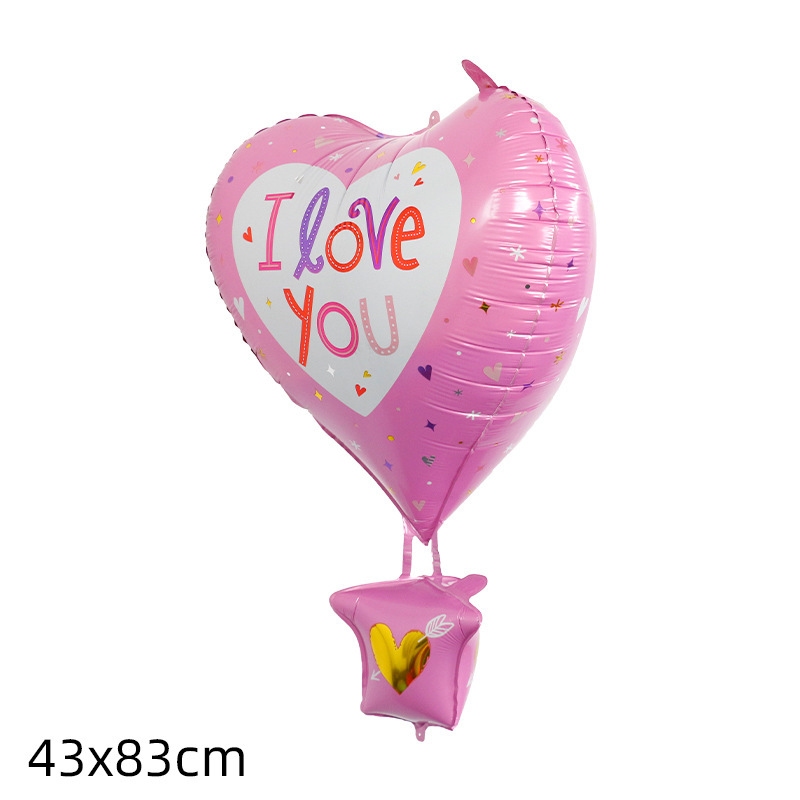 Lip Heart Love Lipstick Balloons Large Foil Lip Balloons For Birthday Valentines's Day Wedding Bridal Shower Theme Balloons Decorations