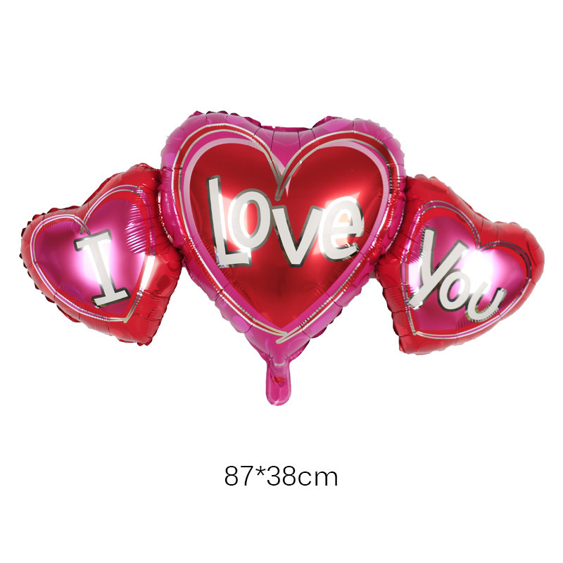 Lip Heart Love Lipstick Balloons Large Foil Lip Balloons For Birthday Valentines's Day Wedding Bridal Shower Theme Balloons Decorations