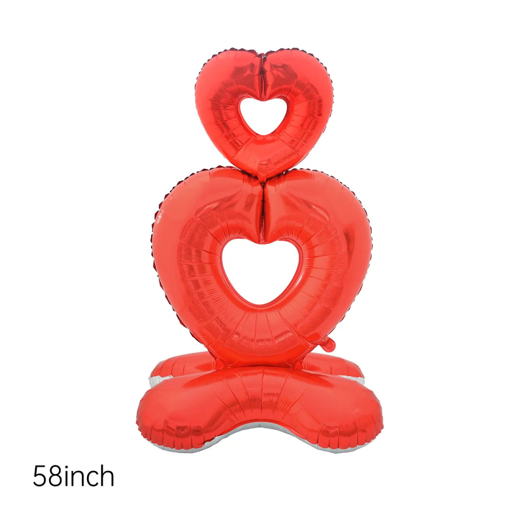 Lip Heart Love Lipstick Balloons Large Foil Lip Balloons For Birthday Valentines's Day Wedding Bridal Shower Theme Balloons Decorations