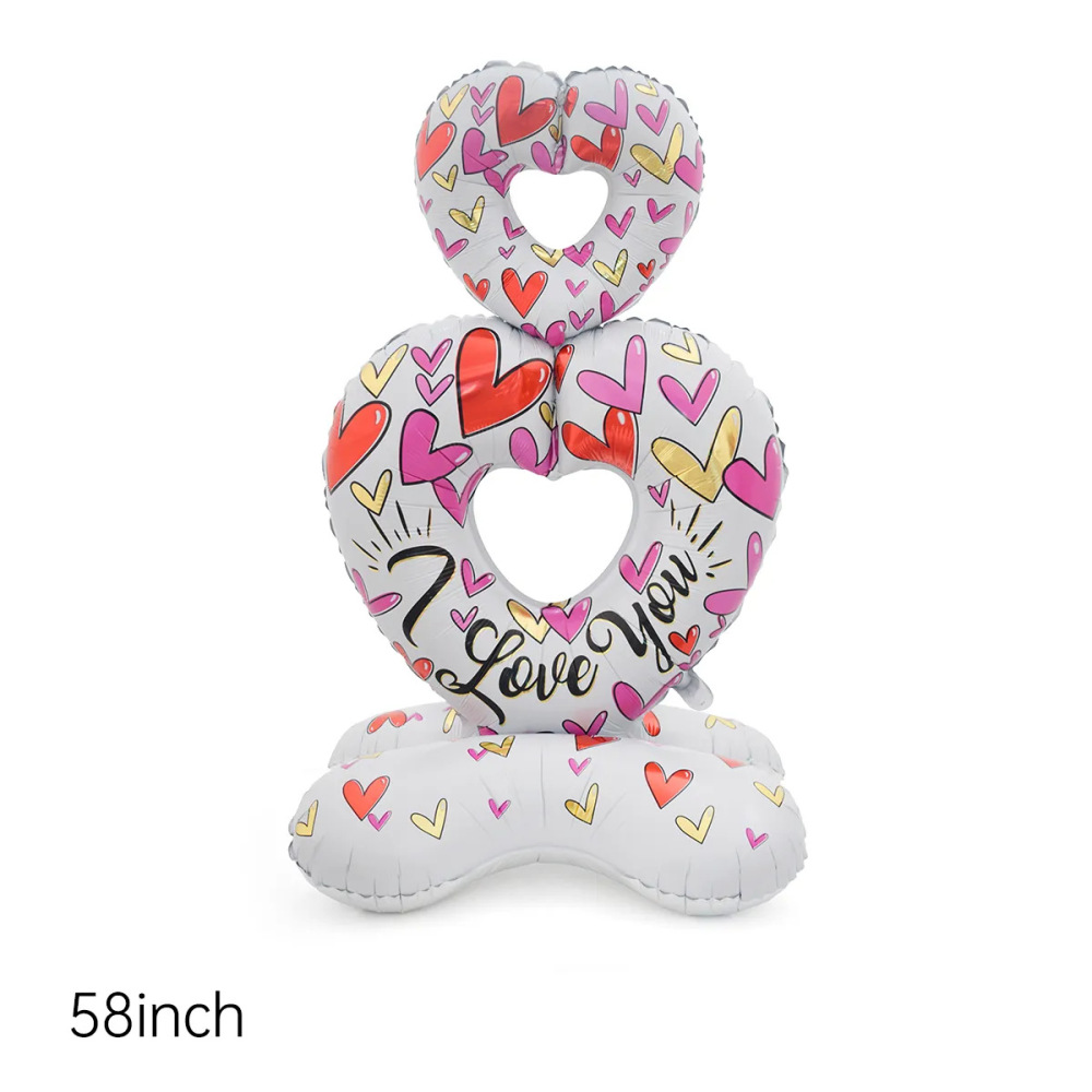Lip Heart Love Lipstick Balloons Large Foil Lip Balloons For Birthday Valentines's Day Wedding Bridal Shower Theme Balloons Decorations