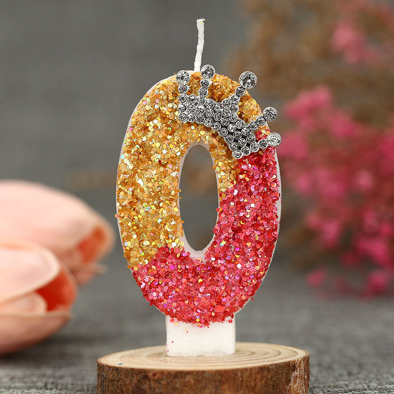 New digital candle Crown Creative decorative birthday cake candles