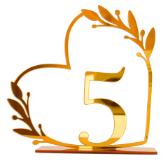 BT090【 Gold number 5】