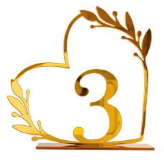 BT090【 Gold number 3】