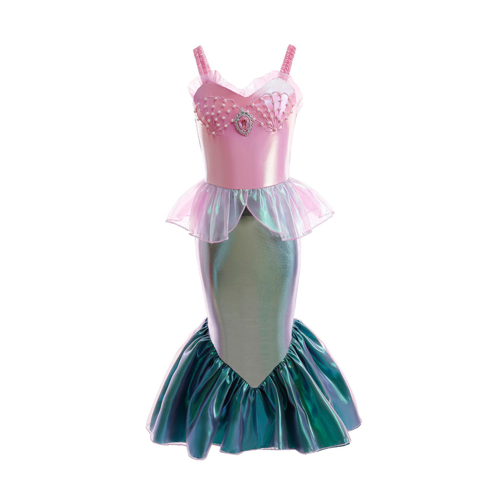 Halloween mermaid girl dress New mermaid dress Princess dress