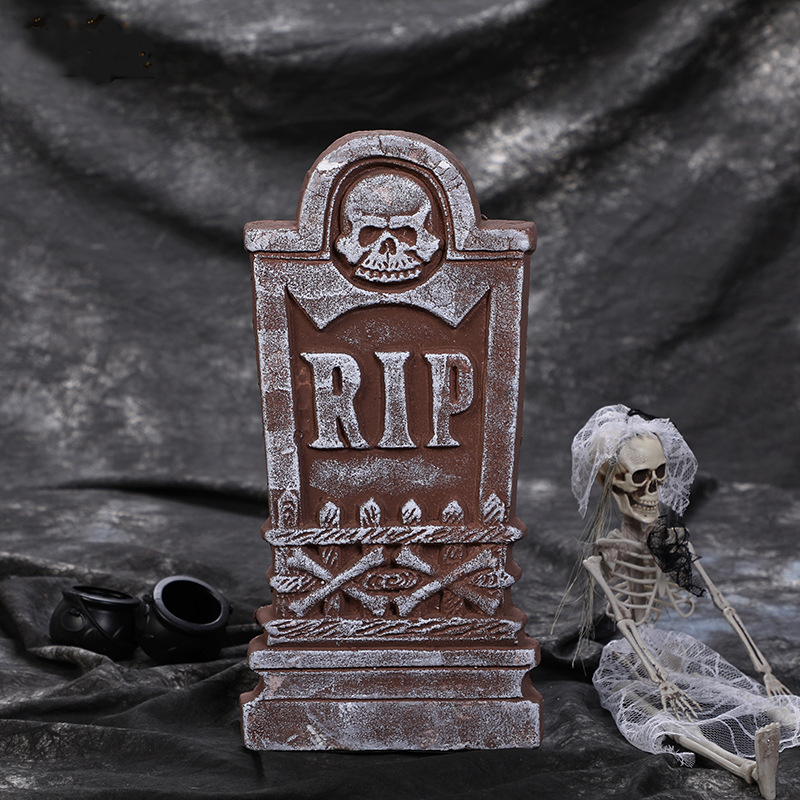 Halloween Gravestone Five Piece Set Three Dimensional Spooky Festival Prank Props Atmospheric Site Decoration Props Foam Gravestones