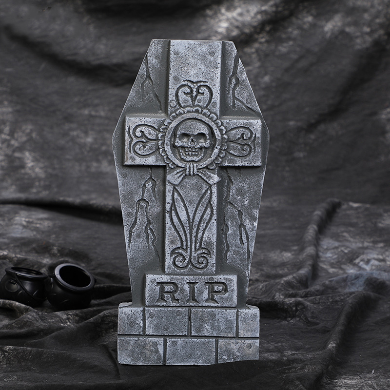 Halloween Gravestone Five Piece Set Three Dimensional Spooky Festival Prank Props Atmospheric Site Decoration Props Foam Gravestones