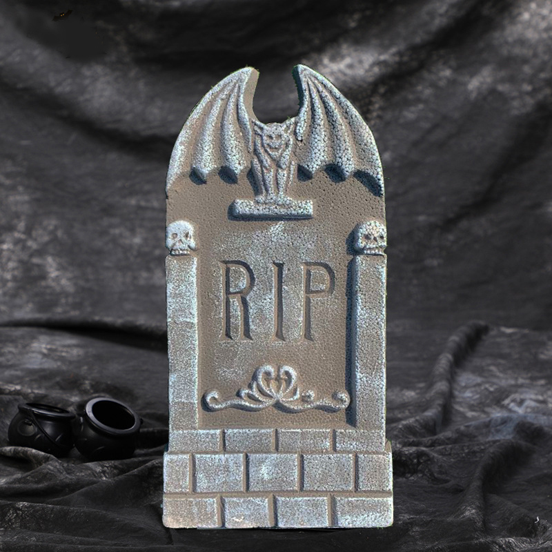 Halloween Gravestone Five Piece Set Three Dimensional Spooky Festival Prank Props Atmospheric Site Decoration Props Foam Gravestones
