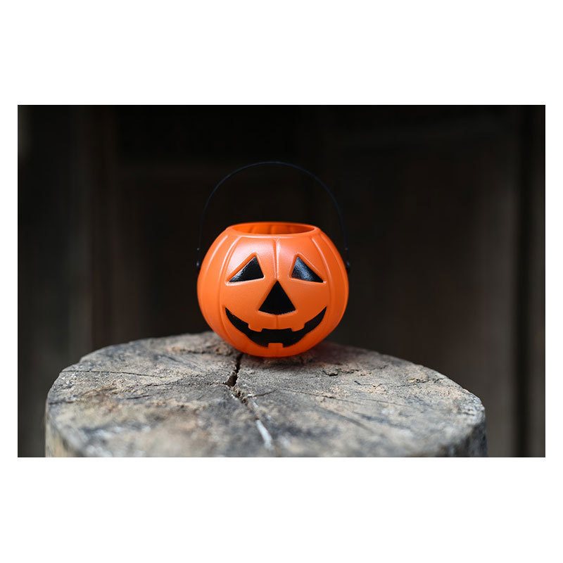 Halloween Pumpkin Bucket Jack-o '-Lantern Glow Candy Jar Mall Bar Fun Children's Toy Pumpkin Decoration