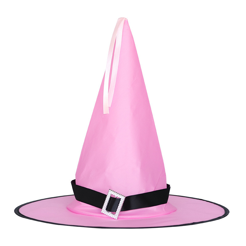 Halloween Decorations Witch Hat Lights Halloween LED Hanging Lighted Glowing Witch Hats String Lights Battery Operated Halloween Décor for Outdoor Indoor Yard Tree Garden Party Décor