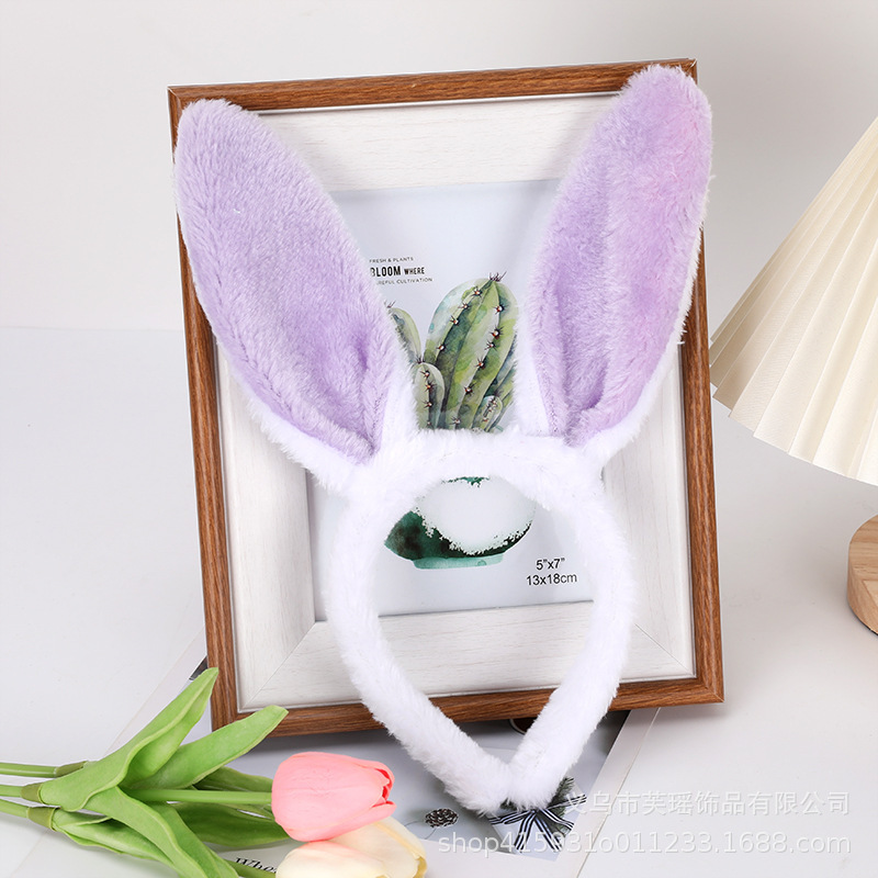 Easter Bunny Ears Headband Rabbit Hair Hoop Cosplay Party Suppliers