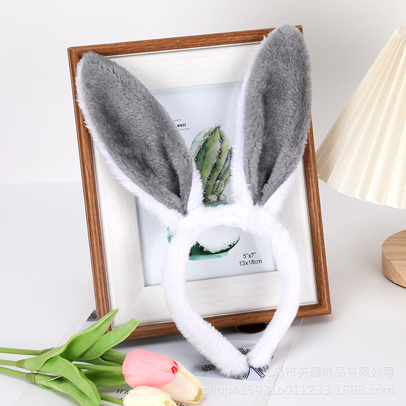 Easter Bunny Ears Headband Rabbit Hair Hoop Cosplay Party Suppliers