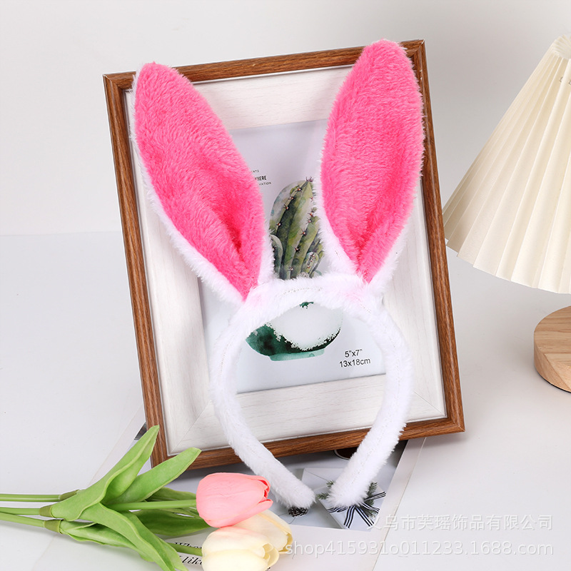 Easter Bunny Ears Headband Rabbit Hair Hoop Cosplay Party Suppliers