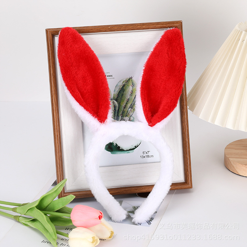 Easter Bunny Ears Headband Rabbit Hair Hoop Cosplay Party Suppliers