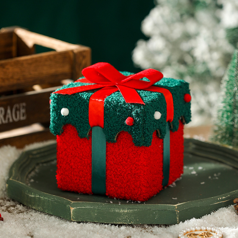 Handmade DIY Christmas gift box Christmas Eve apple box high-grade thickened hard Christmas gift packaging box candy box