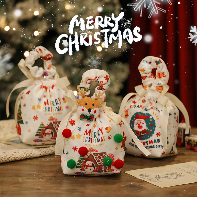 Christmas Eve Apple Packaging Bag Peace Apple Gift Bag Children's Portable Candy 2025 New Gift