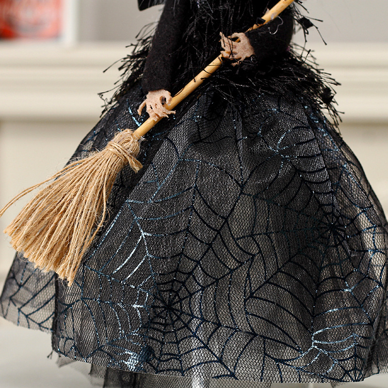 Amazon's new Halloween decorations Ghost Festival witch doll tree top star desktop decoration doll ornaments