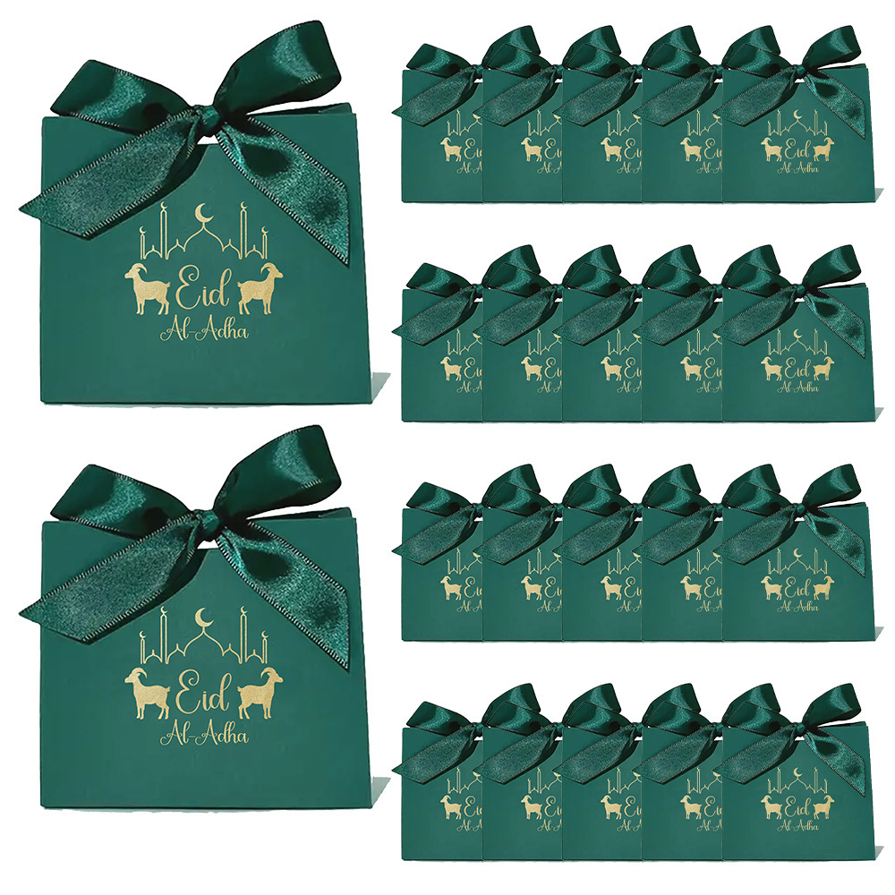 New Moon Festival gift box high-end Moon Castle hot stamping packaging bag Middle East Festival party candy gift bag