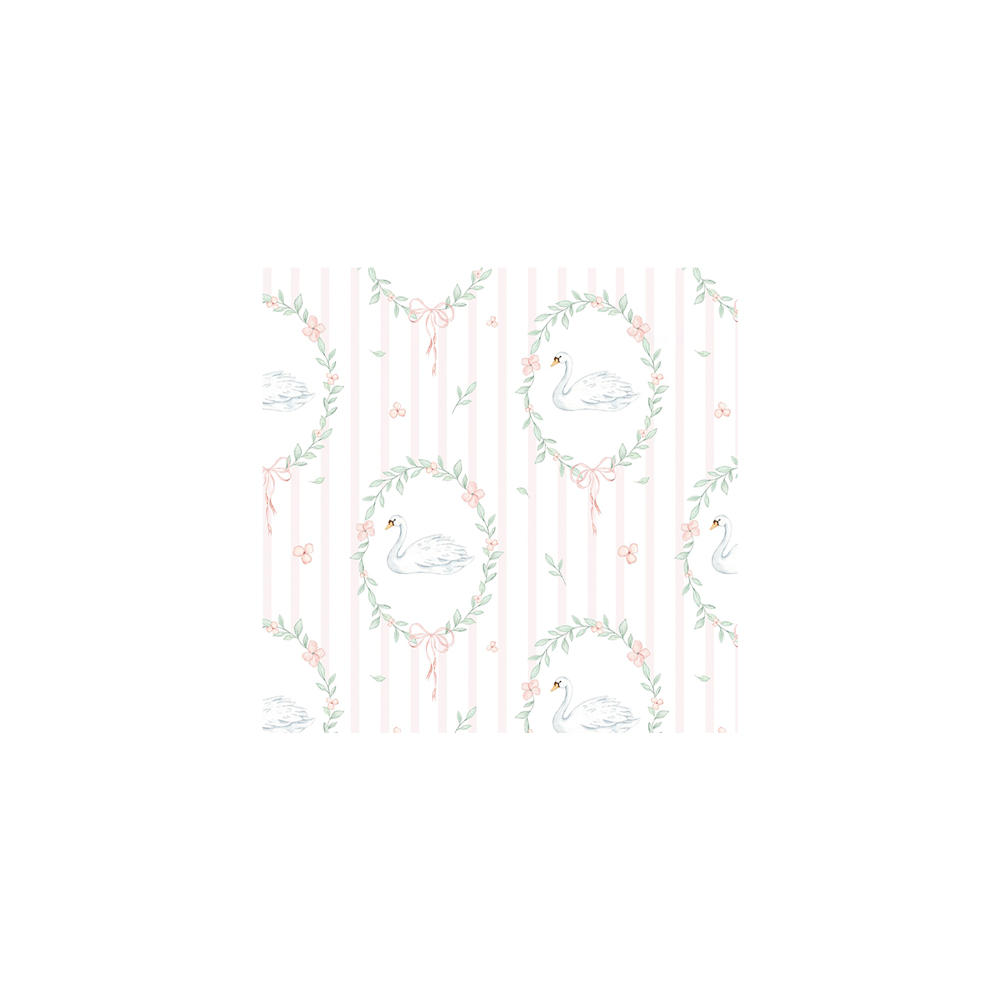 DAMAI Cute Animal Theme Tableware for Children Birthday Party Decorations Goose Pattern Paper Plate Napkin Cup for Wedding Party