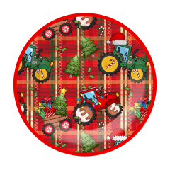 9 inch paper plate*8 pcs
